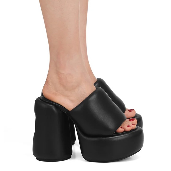 Naked Wolfe WOW Black Diamonds Platform Sandal - Picture 14 of 15